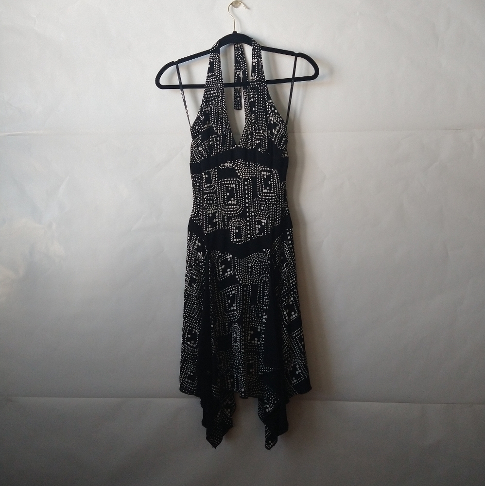 Bebe Back out Polka Dot Mini Dress